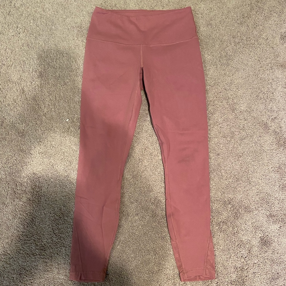 Pink Leggings - MESH DETAIL ON THE BACK